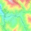 Battagram topographic map, elevation, terrain