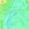 Khartoum topographic map, elevation, terrain