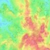 Arfeuille topographic map, elevation, terrain