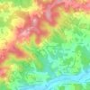 Rozier topographic map, elevation, terrain