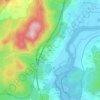 Bexo topographic map, elevation, terrain