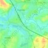 La Croix de Coulandon topographic map, elevation, terrain