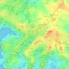 Le Daniec topographic map, elevation, terrain
