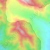 Rano Tengah topographic map, elevation, terrain
