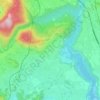 Zasip topographic map, elevation, terrain