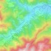 Chante Lauve Sud topographic map, elevation, terrain