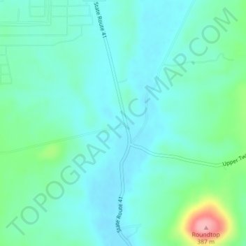Fruitdale topographic map, elevation, terrain