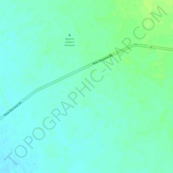 Novillero topographic map, elevation, terrain