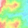 Enxerto topographic map, elevation, terrain