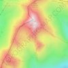 La Frasse topographic map, elevation, terrain