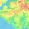 Kerherou topographic map, elevation, terrain