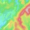 Les Escudiès topographic map, elevation, terrain