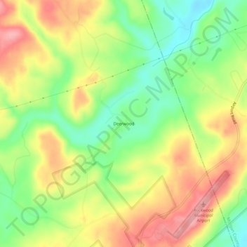 Deerwood topographic map, elevation, terrain