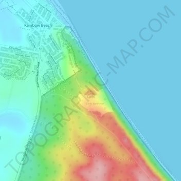 Carlo topographic map, elevation, terrain