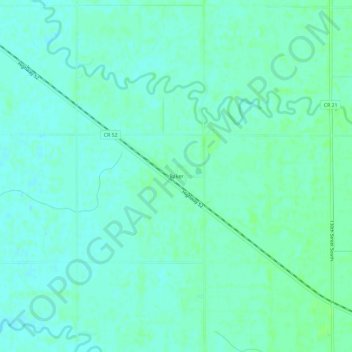 Baker topographic map, elevation, terrain