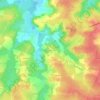 Curton topographic map, elevation, terrain