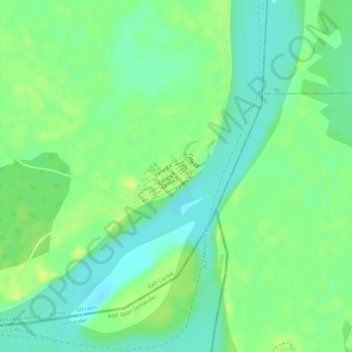 BODEGA CENTRAL topographic map, elevation, terrain