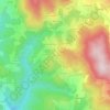 La Roche topographic map, elevation, terrain
