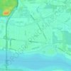La Salle topographic map, elevation, terrain