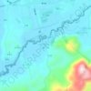 金三角 topographic map, elevation, terrain