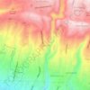 Padaasih topographic map, elevation, terrain