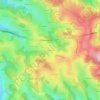 La Doua topographic map, elevation, terrain