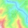Campo Armiño topographic map, elevation, terrain