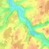 Les Caillats topographic map, elevation, terrain