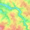 Le Bignon topographic map, elevation, terrain