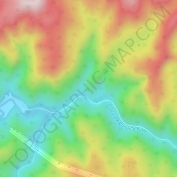 Judge Hamilton County Park topographic map, elevation, terrain