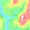 Ocamonte topographic map, elevation, terrain