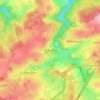 Vellereux topographic map, elevation, terrain