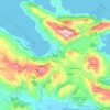 Vathy topographic map, elevation, terrain