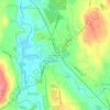 Baldwinville topographic map, elevation, terrain