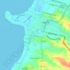 Demaan topographic map, elevation, terrain