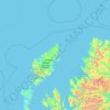 Back topographic map, elevation, terrain