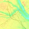 Darlington topographic map, elevation, terrain