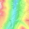 Untergurgl topographic map, elevation, terrain