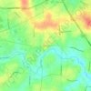 East Texas topographic map, elevation, terrain