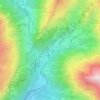 Montroc topographic map, elevation, terrain