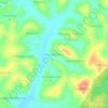 Kamusenene topographic map, elevation, terrain