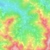 Braglia topographic map, elevation, terrain