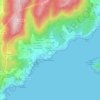 O Covelo topographic map, elevation, terrain