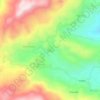 Elenes topographic map, elevation, terrain