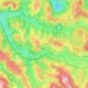 La Peyrade topographic map, elevation, terrain