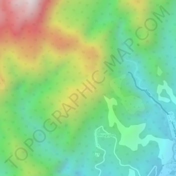 Dirt Riders Southern Leyte Usay Lubi topographic map, elevation, terrain