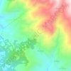 Gözpınar topographic map, elevation, terrain