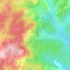 Les Costas topographic map, elevation, terrain