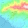 Paris topographic map, elevation, terrain