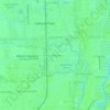 Coral Estates topographic map, elevation, terrain